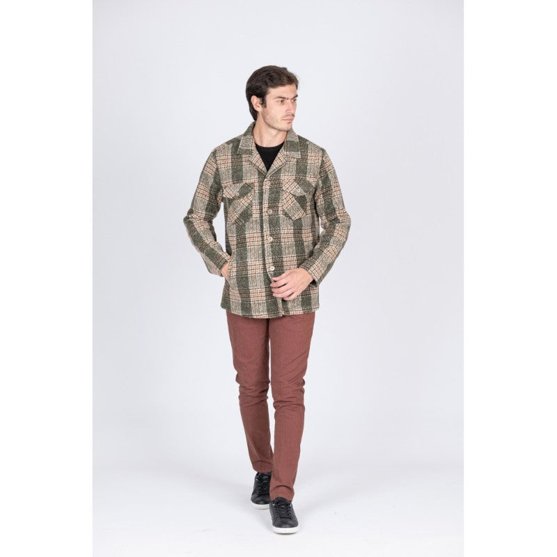 Overshirt a quadri