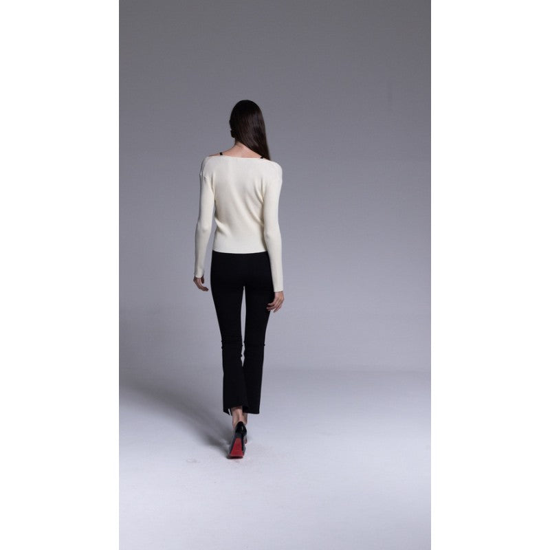 Panta-leggins con spacchetti al fondo "AN-AIM"