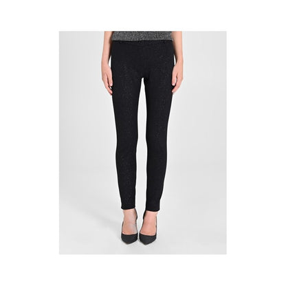 Pantalone chino glitterato nero "RINASCIMENTO"