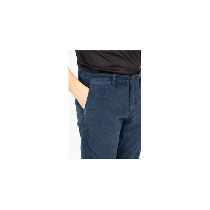 Pantalone chino in velluto operato CARMINE FERRARO