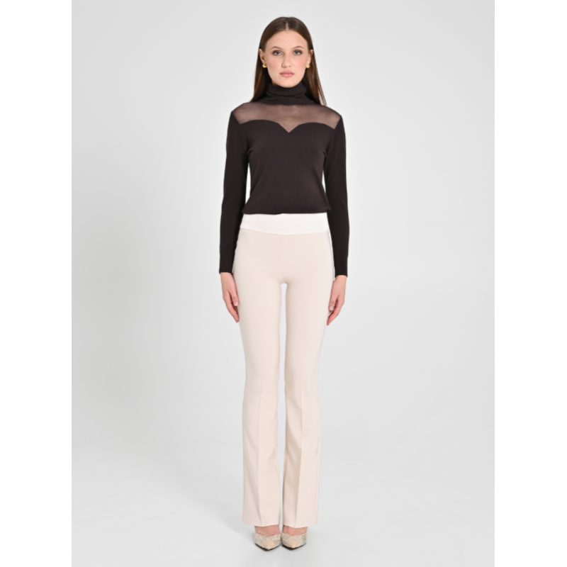 Pantalone con bustino in velluto "RINASCIMENTO"