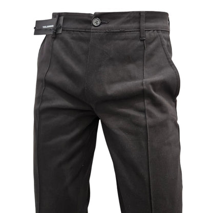 Pantalone con nervo Nero "TELAMIRA"