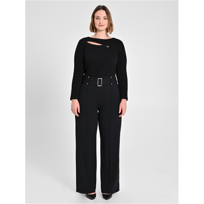 Pantalone curvy con cintura "RINASCIMENTO"
