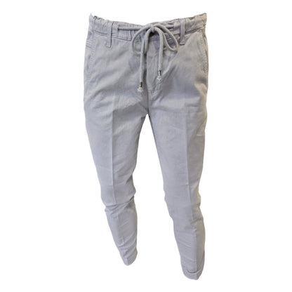 Pantaloni in denim bull con laccetto "NAIF"