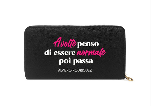 Portafoglio doppia zip donna ALVIERO RODRIGUEZ