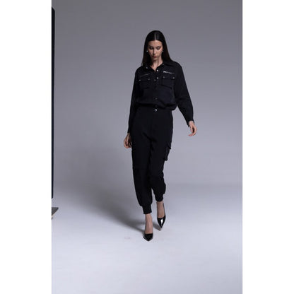 Tuta cargo con camicione e pantalone con tasche multiple "AN-AIM"